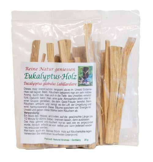 Räucherware Eukalyptusholz Stäbchen 25g aus PERU