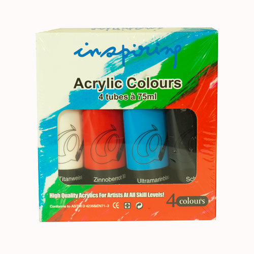 Farben Acryl 4er Set 75ml