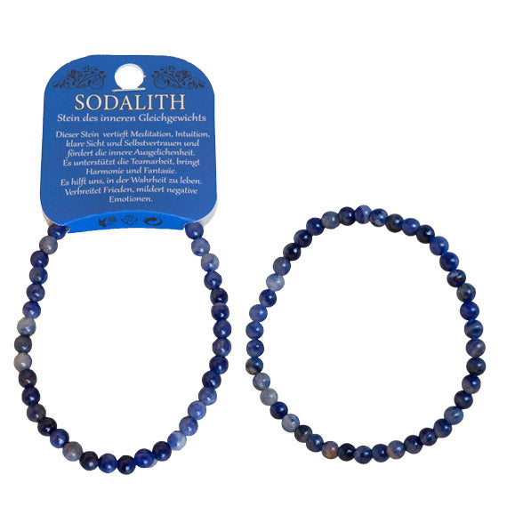 Naturedelstein Armband Sodalith 190x4mm