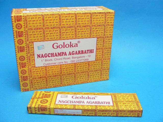 Räucherstäbchen Nag Champa geld Goloka