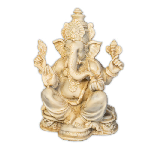 Ganesh weiss 15cm Resin