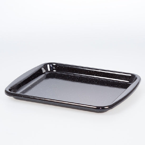 Backblech mini Emaille schwarz 20x24.8x2cm