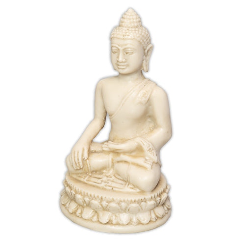 Buddha weiss 12cm Resin
