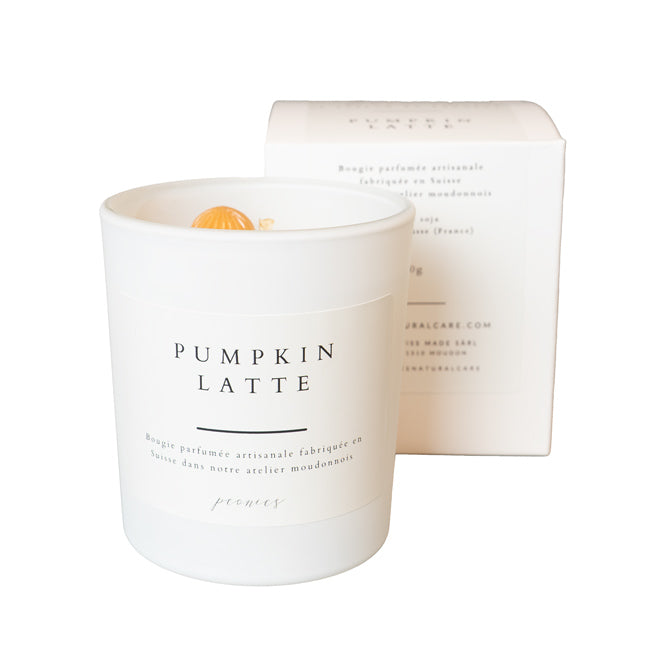 Duftkerze Pumpkin Latte 160g 100% natürlich