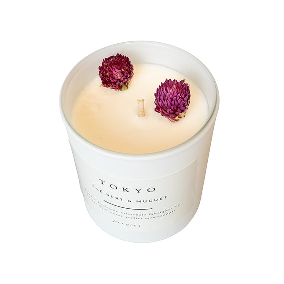Duftkerze Tokyo Grüntee und Maiglöckchen 160g 100% natürlich