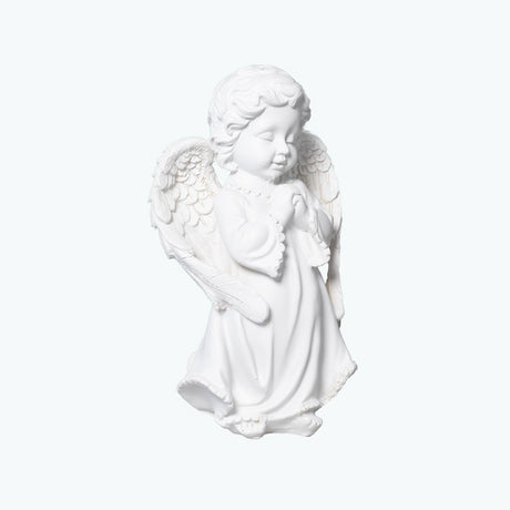 Engel 11x18.5cm weiss