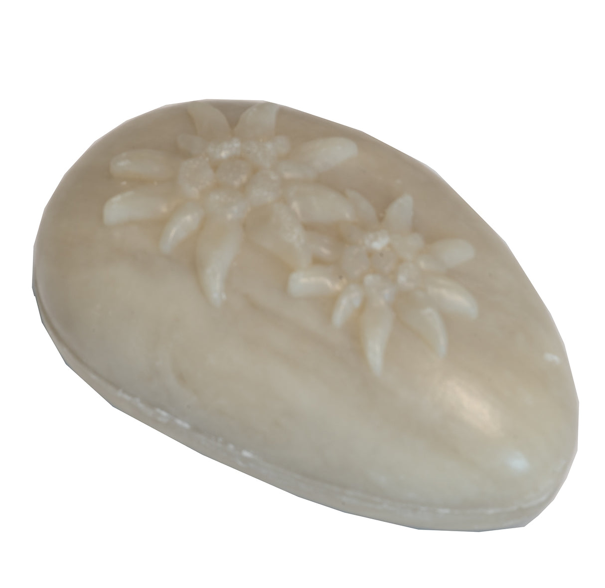 Eselmilchseife Edelweiss Steinform beige 80g