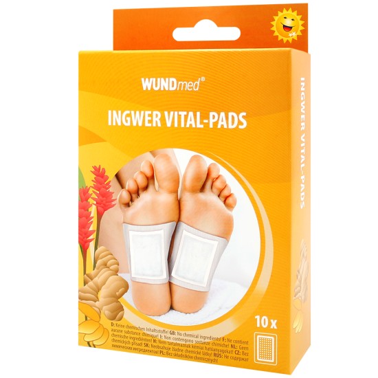 Fuss Ingwer Vital Pads 10er Pack