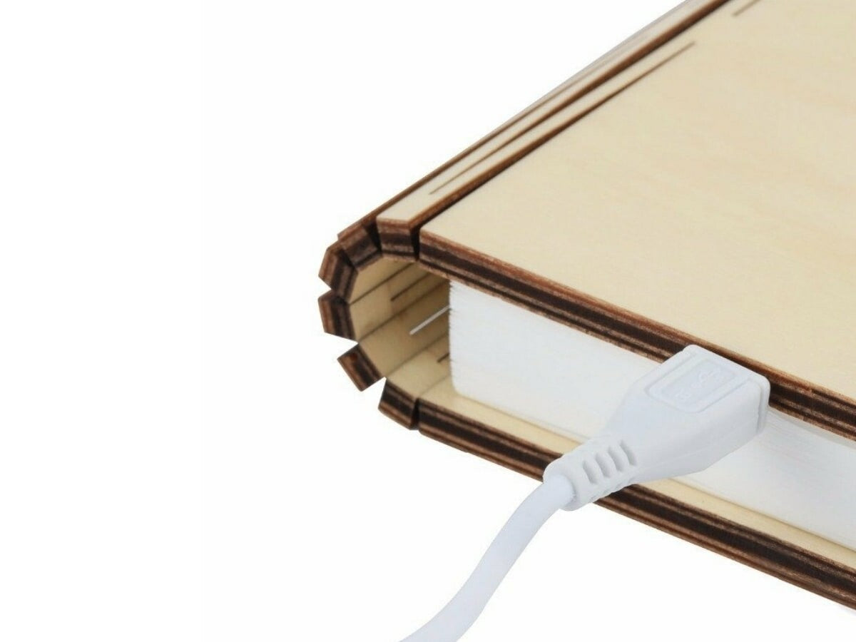 Walnut Smart Book Light - Large