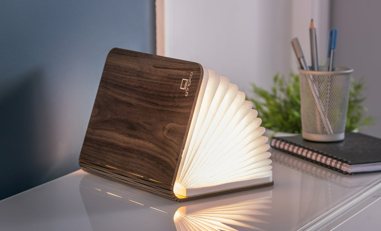 Walnut Smart Book Light - Large