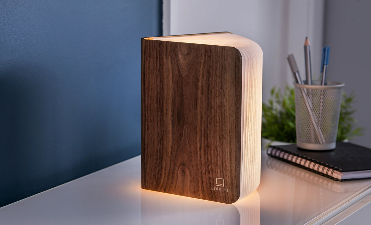 Walnut Smart Book Light - Large