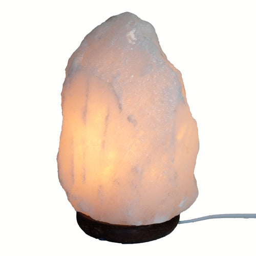 Himalayasalz-Lampe Rock weiss 4-6kg (ca. 23-27cm)