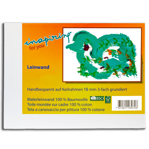 Leinwand auf Keilrahmen 16mm 13x18cm