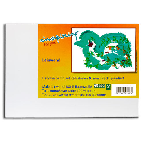 Leinwand auf Keilrahmen 16mm 18x24cm