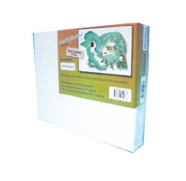 Leinwand auf Keilrahmen 24x30cm 16mm 3er Set