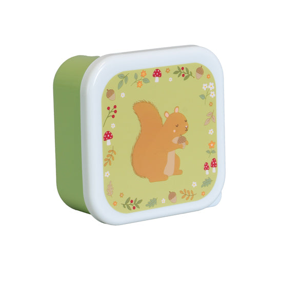 Lunch Box GARDEN FRIENDS 3er Set Eichhörnchen