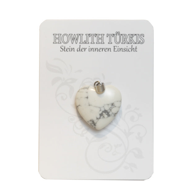 Naturedelstein Anhänger Howlith türkis 2.2cm