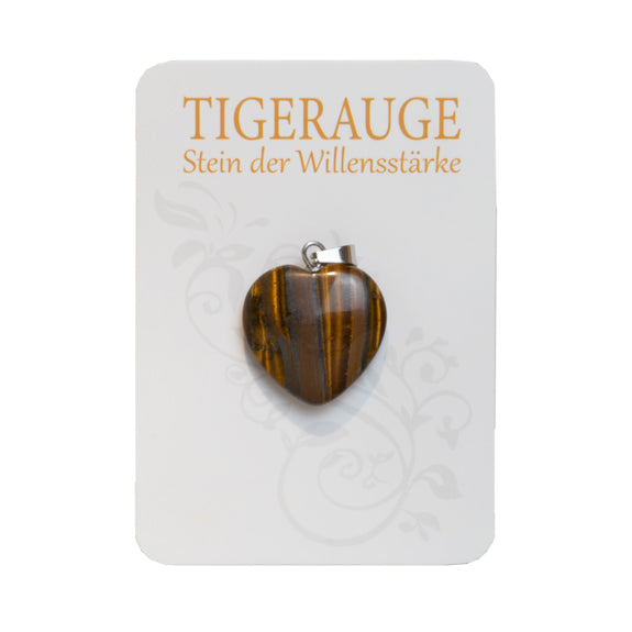 Naturedelstein Anhänger Tigerauge 2.2cm