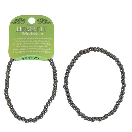 Naturedelstein Armband Hämatit 190x4mm