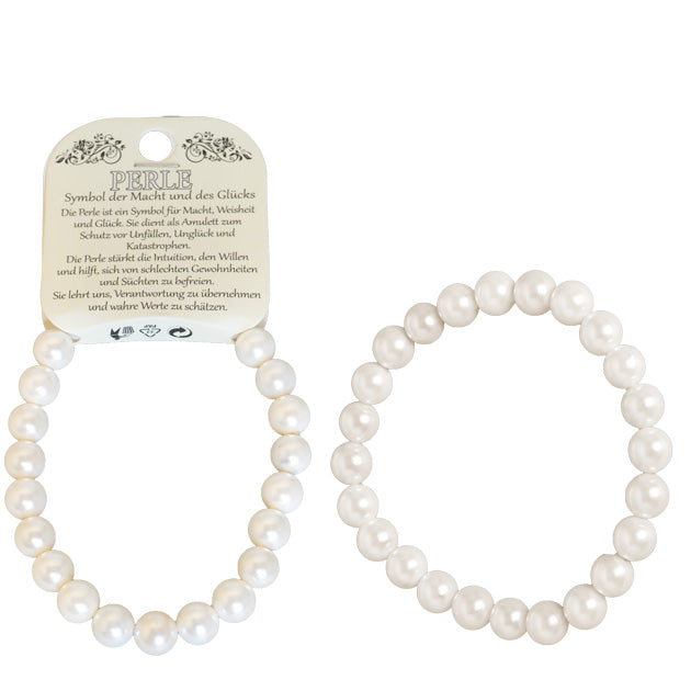 Naturedelstein Armband Perlmutt 190x8mm