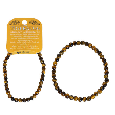 Naturedelstein Armband Tigerauge 190x4mm
