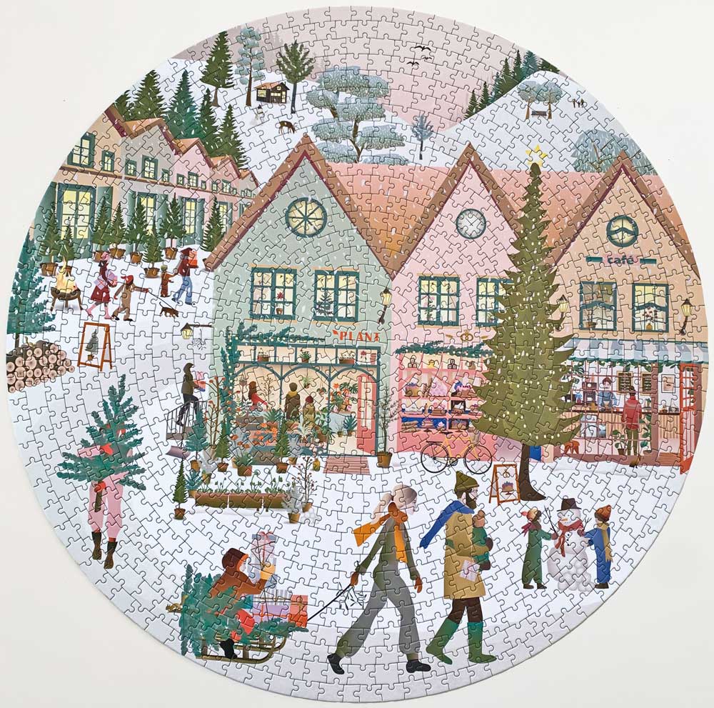 Puzzle 1000 teilig WHITE CHRISTMAS