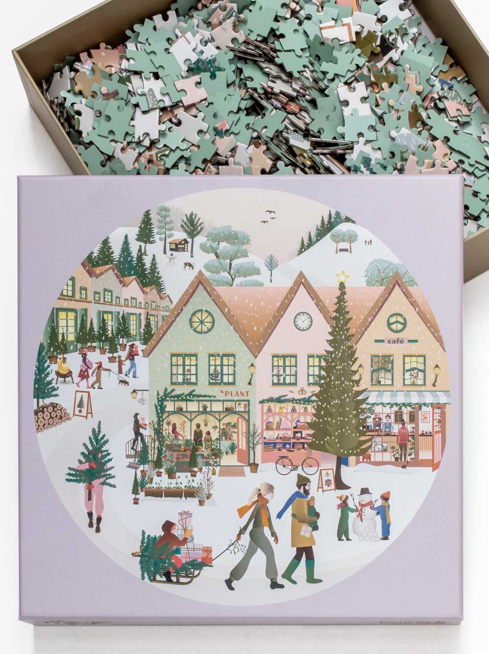 Puzzle 1000 teilig WHITE CHRISTMAS