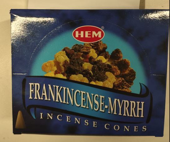 Räucherkegel HEM 10er FRANKINCENSE-MYRRH
