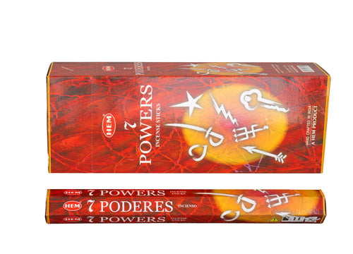 Räucherstäbchen HEM 6eckig 20sticks 7 POWERS