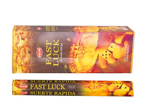 Räucherstäbchen HEM 6eckig 20sticks FAST LUCK