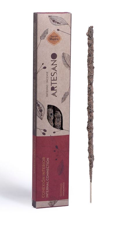 Räucherstäbchen Sagrada Madre ARTESANO Sandelholz Weihrauch 5 Stäbe 23cm à 1h