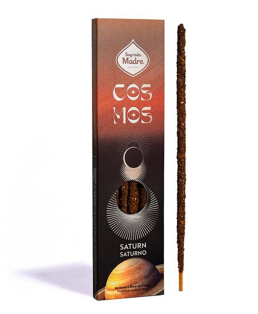 Räucherstäbchen Sagrada Madre COSMOS Saturn Myrrhe-Zypresse 8 Stäbe 1h