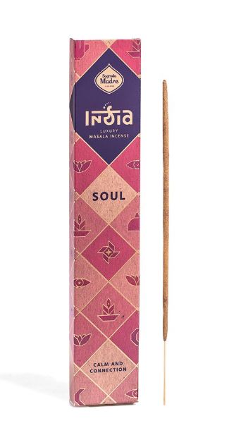 Räucherstäbchen Sagrada Madre INDIA MASALA SOUL 12 Stäbe à 40Min Nag Champa-Vanille