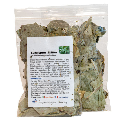 Räucherware Eukalyptusblätter 20g aus PERU