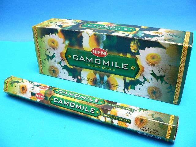 Räucherstäbchen HEM 6eckig 20sticks CAMOMILE