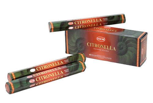 Räucherstäbchen HEM 6eckig 20sticks CITRONELLA