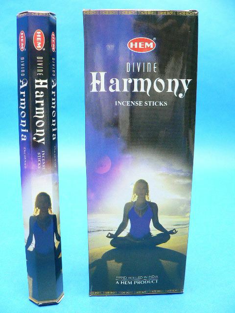 Räucherstäbchen HEM 6eckig 20sticks DIVINE HARMONY