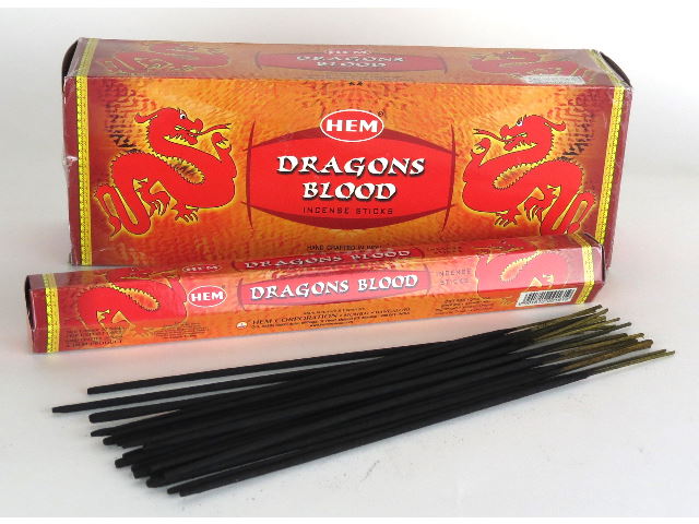 Räucherstäbchen HEM 6eckig 20sticks DRAGON BLOOD