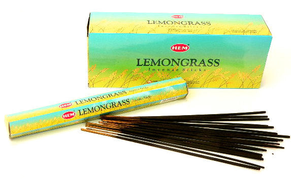 Räucherstäbchen HEM 6eckig 20sticks LEMON GRASS