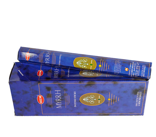 Räucherstäbchen HEM 6eckig 20sticks MYRRH
