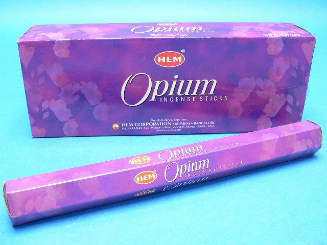 Räucherstäbchen HEM 6eckig 20sticks OPIUM