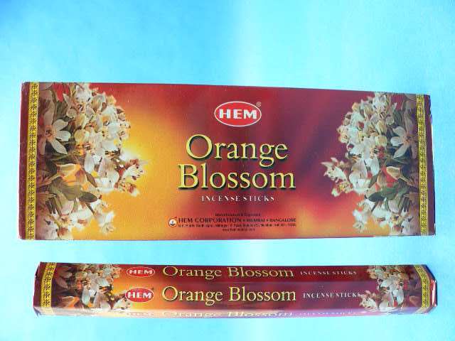 Räucherstäbchen HEM 6eckig 20sticks ORANGE BLOSSOM