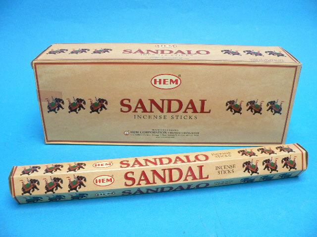 Räucherstäbchen HEM 6eckig 20sticks SANDAL