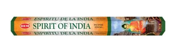 Räucherstäbchen HEM 6eckig 20sticks SPIRIT OF INDIA