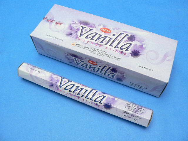 Räucherstäbchen HEM 6eckig 20sticks VANILLA