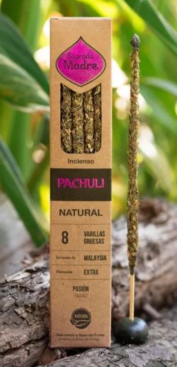 Räucherstäbchen Sagrada Madre NATURAL Patchouli 8 Stäbe