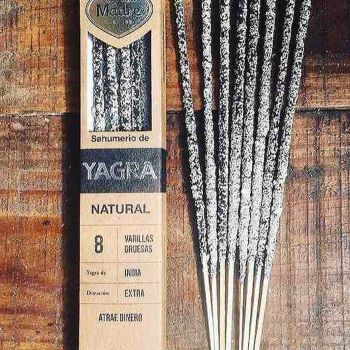 Räucherstäbchen Sagrada Madre NATURAL Yagra 8 Stäbe