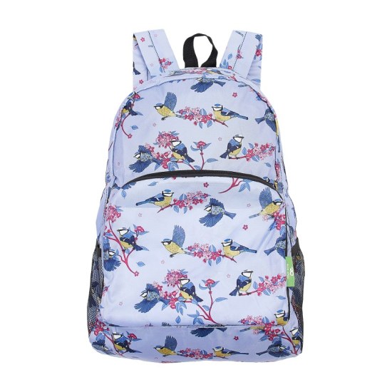 Rucksack ECO CHIC faltbar Blaumeisen Lila 27x43x16cm Kunststoff 100% recycelt