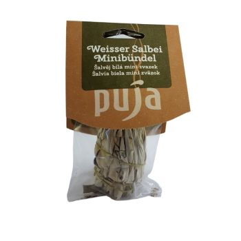 Puja Räucherware Weisser Salbei Minibündel 15g