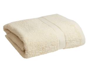 Saunatuch / Badetuch XXL Smooth Frottierwäsche 100x200cm 500gsm Vanille